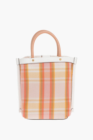 Plaid Check-Motif PERRY Mini Tote Bag