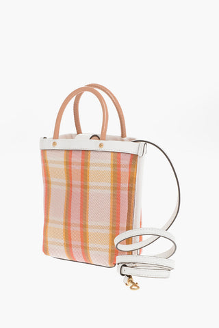 Plaid Check-Motif PERRY Mini Tote Bag