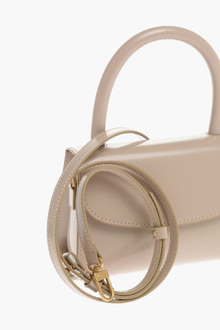 Patent Leather Mini Bag with Removable Shoulder Strap