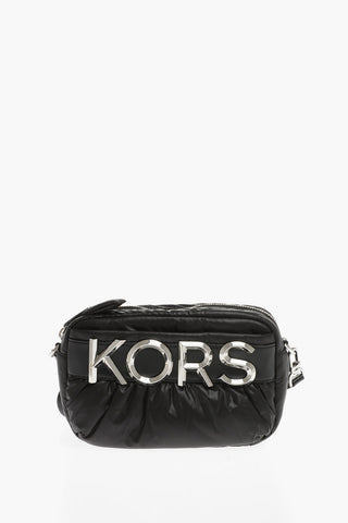 MICHAEL Solid Color LEONIE Camera Bag with Silver-Tone Metal Logo