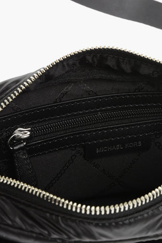 MICHAEL Solid Color LEONIE Camera Bag with Silver-Tone Metal Logo