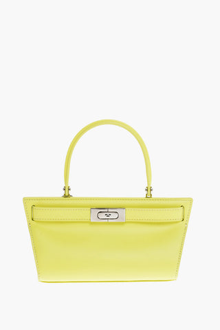 Solid Color Leather Handbag with Removable Shoulder Strap