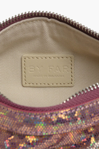 Borsa a Spalla in Pelle Effetto Olografico