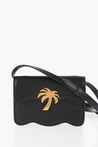 Mini Bag a Tracolla PALM BEACH in Pelle con Dettaglio Dorato