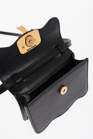 Mini Bag a Tracolla PALM BEACH in Pelle con Dettaglio Dorato