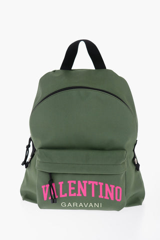 GARAVANI Zaino in Nylon con Logo Stampato 