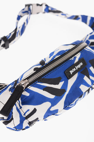 Patterned Bum Bag with Leather Detail