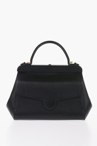 Borsa a Mano MARGHERITA in Pelle con Tracolla Removibile