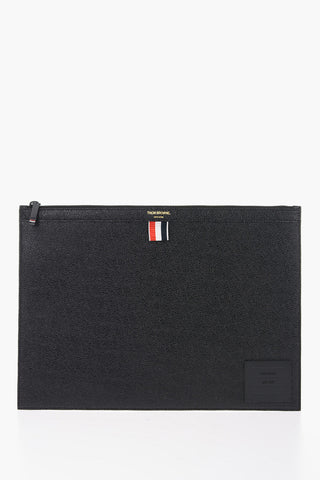 Saffiano Leather Maxi Clutch
