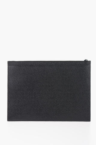 Saffiano Leather Maxi Clutch
