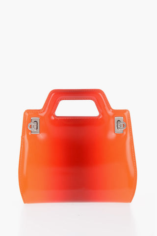Gradient Leather WANDA MINI Handbag with Removable Shoulder Strap