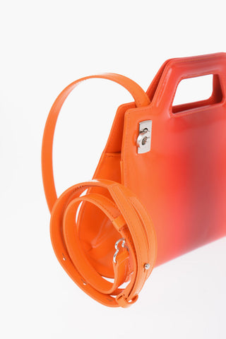 Gradient Leather WANDA MINI Handbag with Removable Shoulder Strap