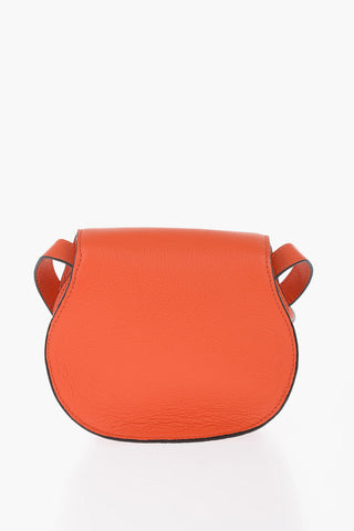 Textured Leather MARCIE Saddle Bag