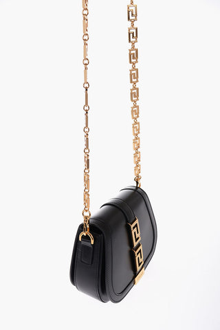Leather GRECA GODDESS Crossbody Bag with Golden Details