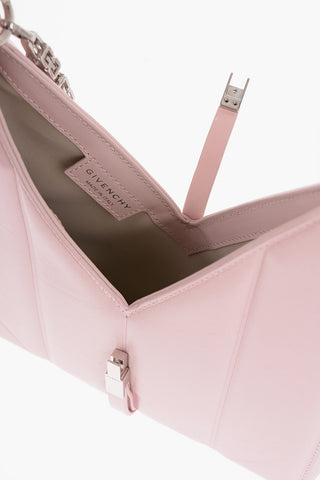 Borsa a Spalla in Pelle con Catena Logata