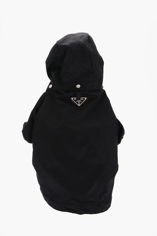 Nylon Dog Raincoat with Removable Hood