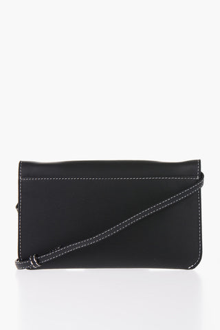 Leather Phone Pouch with Golden Detail