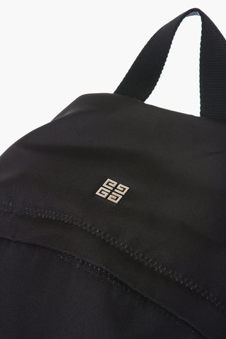 Zaino in Tinta Unita con Logo Stampato