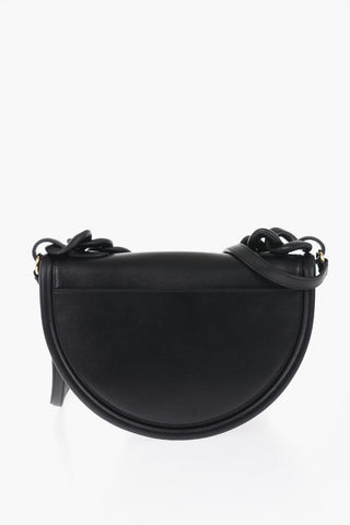 Leather AURA Crossbody Bag with Embossed Logo