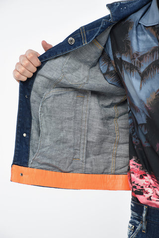 Distressed Denim DAN Jacket