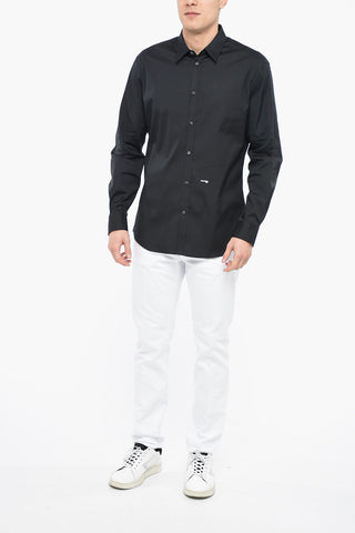 Relaxed-Fit-Hemd mit Logo-Print
