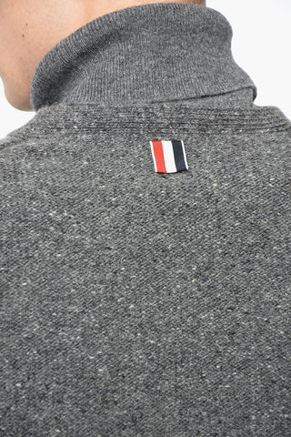 Cardigan in Misto Mohair con Tasche a Toppa