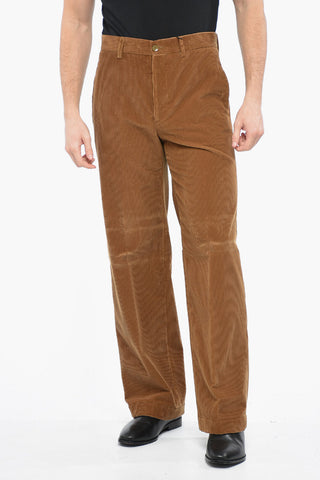 Corduroy Chinos Pants with Belt Loops