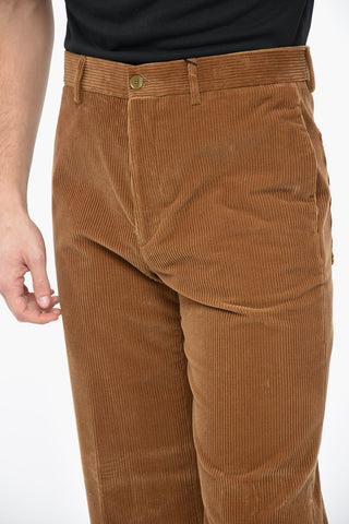 Corduroy Chinos Pants with Belt Loops