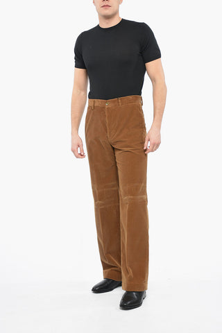 Corduroy Chinos Pants with Belt Loops