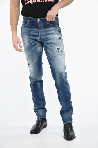 Distressed Jeans COOL GUY with Metallic Applications 17cm