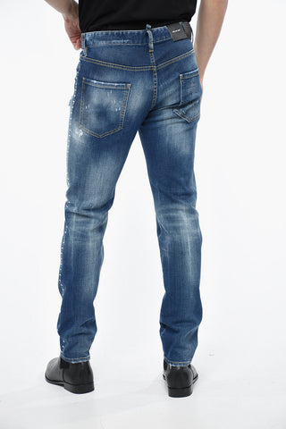 Distressed Jeans COOL GUY with Metallic Applications 17cm