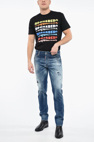 Distressed Jeans COOL GUY with Metallic Applications 17cm
