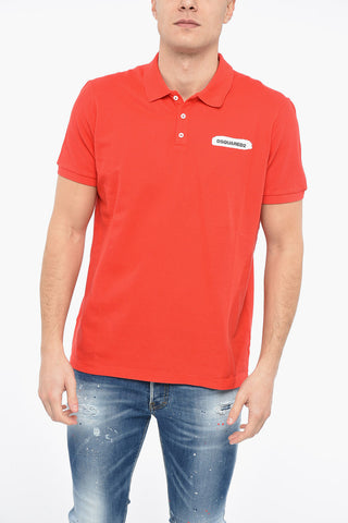 TENNIS Polo Shirt with Paint Effect Logo