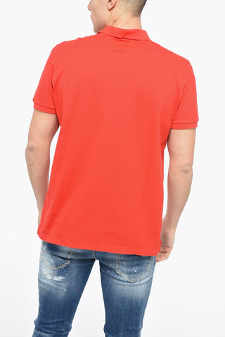 TENNIS Polo Shirt with Paint Effect Logo