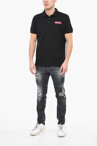 Polo TENNIS with Paint-Effect Logo