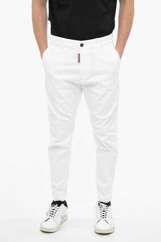 Jeans SEXY CHINO con Logo Patch sul Retro 16cm