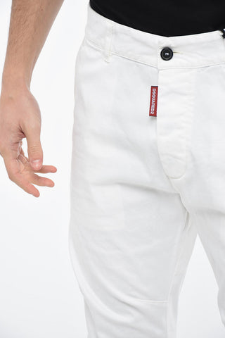 Jeans SEXY CHINO con Logo Patch sul Retro 16cm