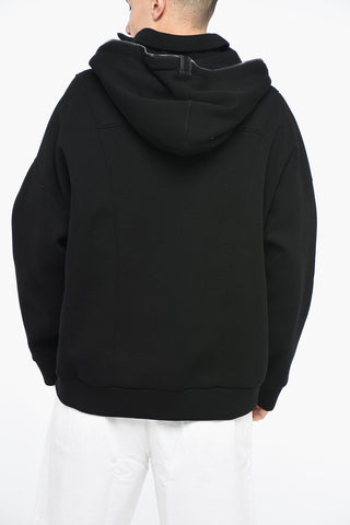 Oversized DOUBLENECK ANORAK Sweatshirt with Zipped Detail