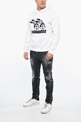 Felpa Hoodie LUNAR N.Y. con Stampa