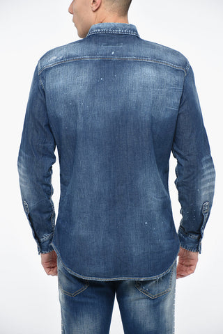 Denim RELAX DAN Shirt with Hidden Placket