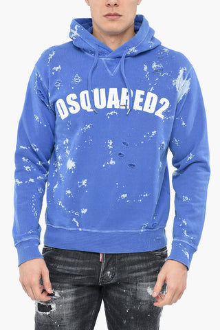 Distressed D2 GOTH FOAM Hoodie