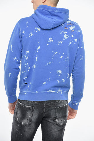 Distressed D2 GOTH FOAM Hoodie
