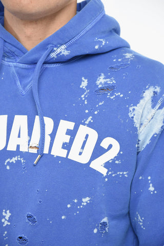 Distressed D2 GOTH FOAM Hoodie