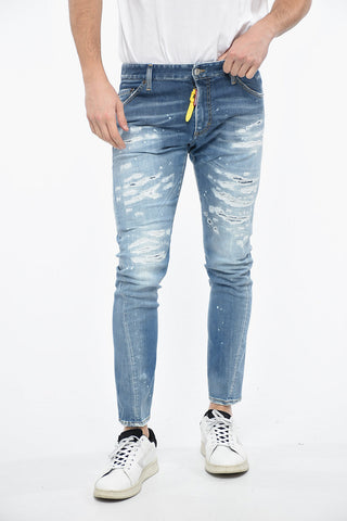 Jeans SEXY TWIST Distressed con Lavaggio Chiaro 16cm