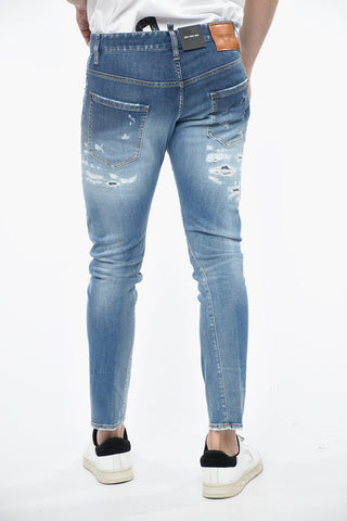Jeans SEXY TWIST Distressed con Lavaggio Chiaro 16cm