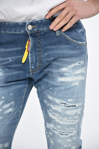 Jeans SEXY TWIST Distressed con Lavaggio Chiaro 16cm