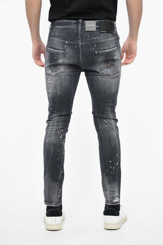 Sketch Effect-printed Super Twinky Fit Denims 14cm