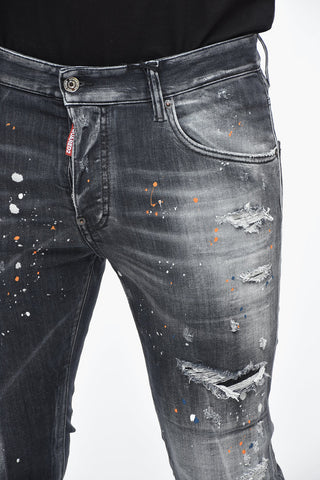Sketch Effect-printed Super Twinky Fit Denims 14cm