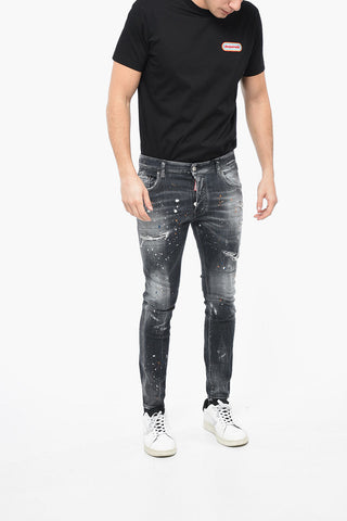 Sketch Effect-printed Super Twinky Fit Denims 14cm