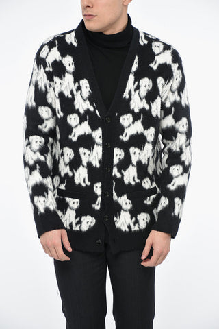 V Neck PUPPY Cotton Blend Cardigan